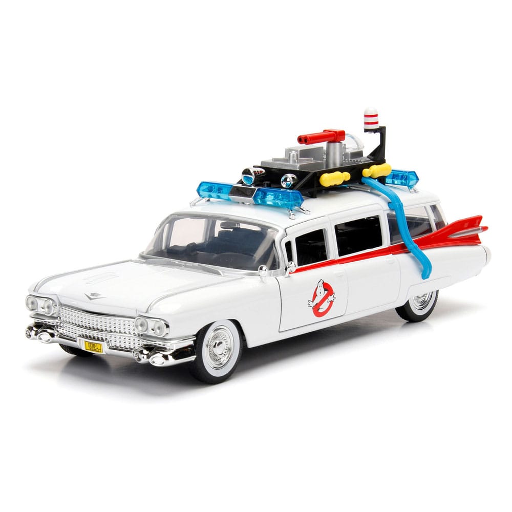 Réplique ECTO-1 Ghostbusters Jada Toys 1/24 vue de face