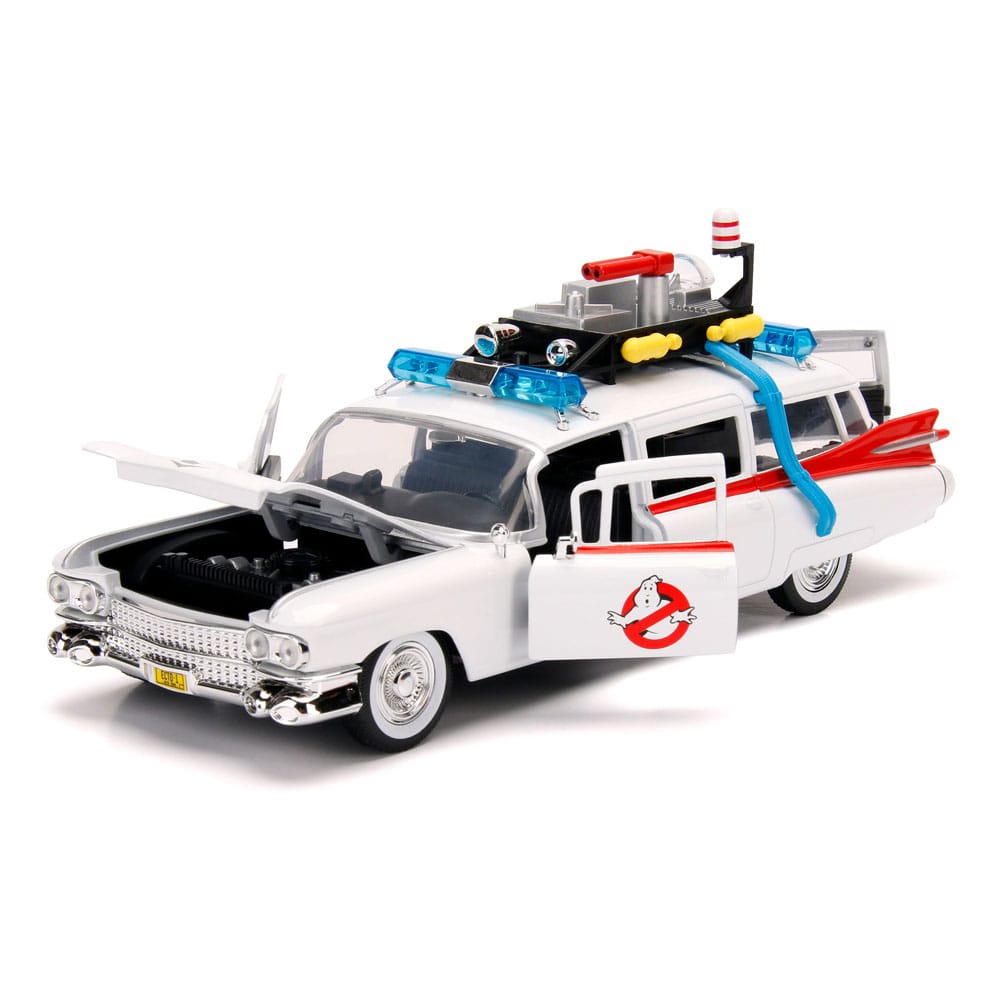 Intérieur détaillé de la réplique ECTO-1 Ghostbusters 1/24
