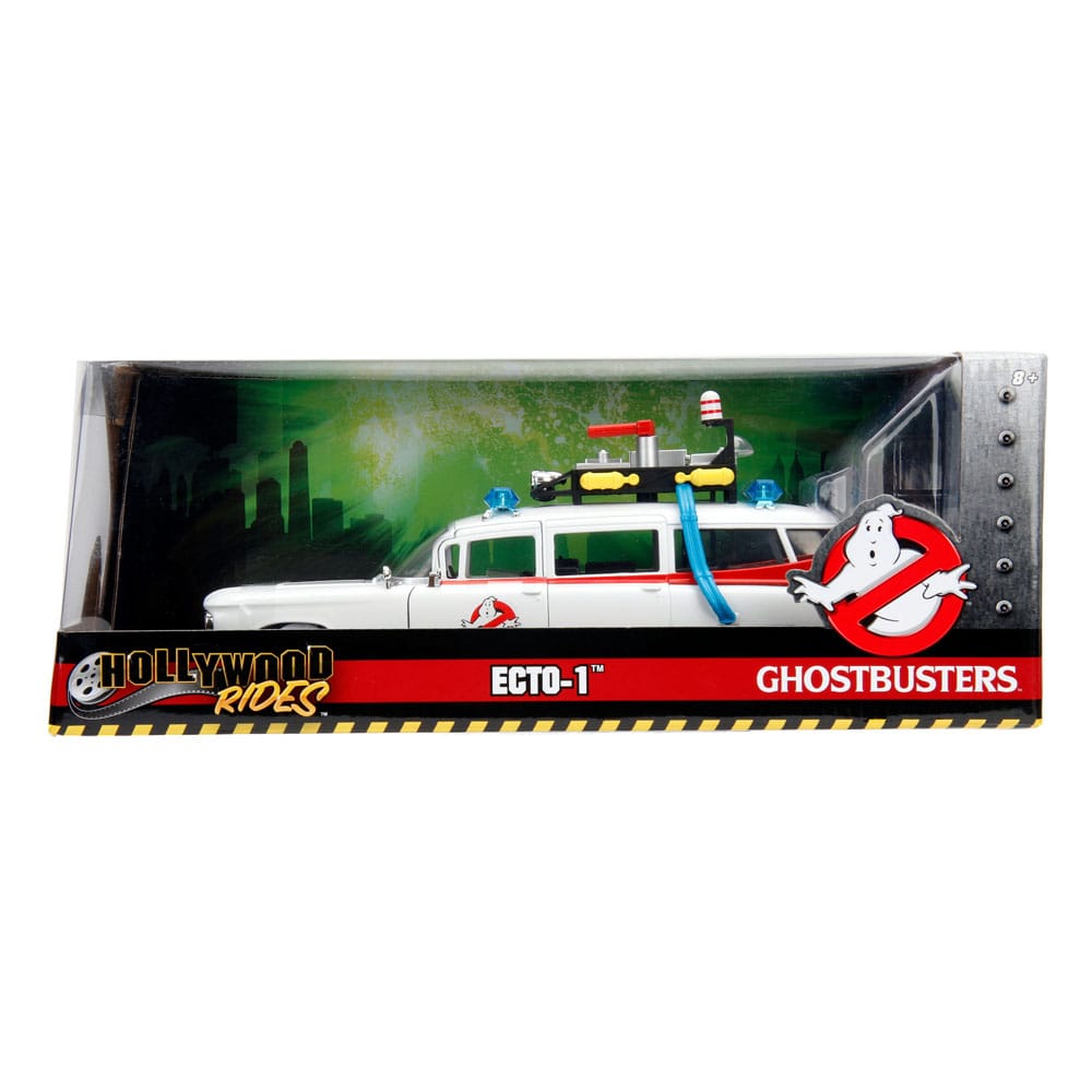 Vue d'ensemble de la réplique ECTO-1 Ghostbusters 1/24