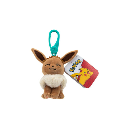 Pendentif peluche Pikachu 10cm de l'assortiment Pokémon Jazwares