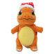 Peluche Salamèche de 20 cm, idéale pour un cadeau de Noël Pokémon, posée sur un fond clair.
