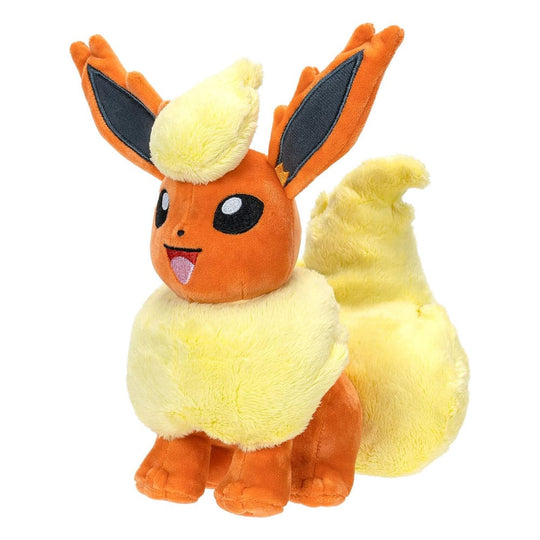 Peluche Pyroli Pokémon 20cm de profil, marque Jazwares