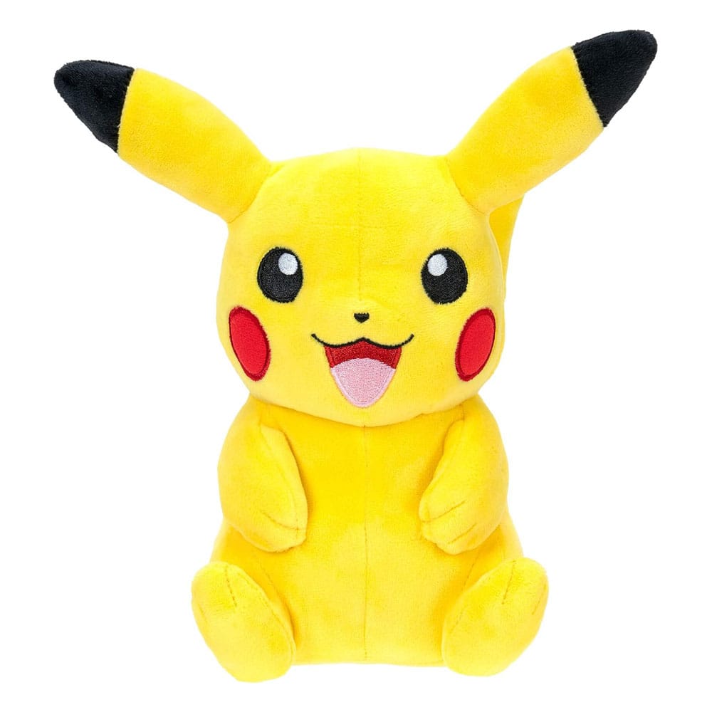 Peluche Pikachu Pokémon officielle Jazwares 20 cm, vue de face