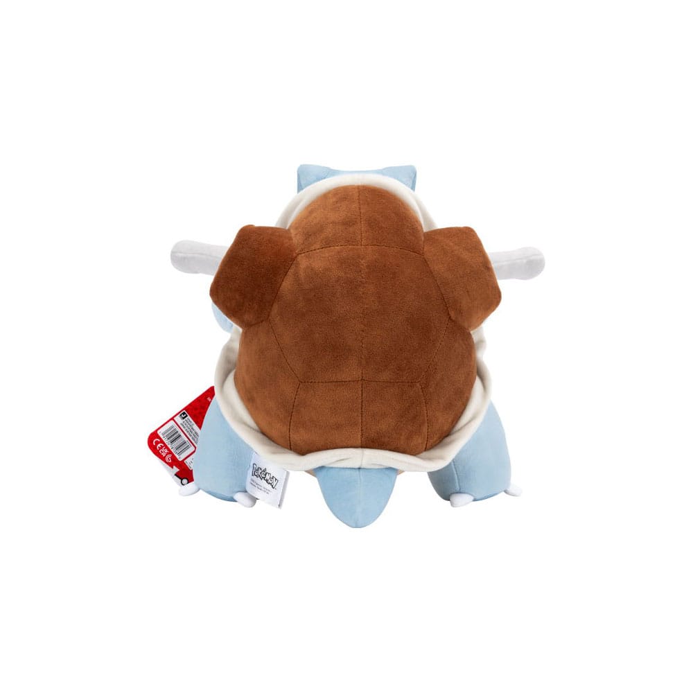 Peluche Pokémon Tortank 30 cm, gros plan sur le visage et les yeux expressifs