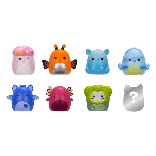 Set de 8 minifigurines Squishmallows Squish-a-longs Series 2 de 2,5 cm