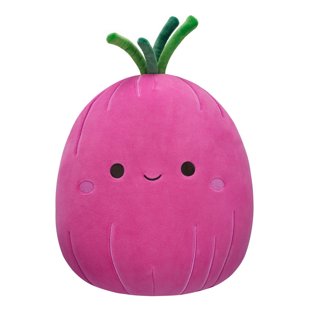 Peluche Squishmallows Red Onion 30 cm, vue de face, texture douce et moelleuse
