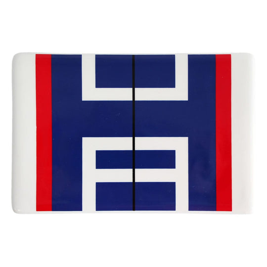 Vue d'ensemble du set sushi My Hero Academia UA en céramique dans sa boîte cadeau