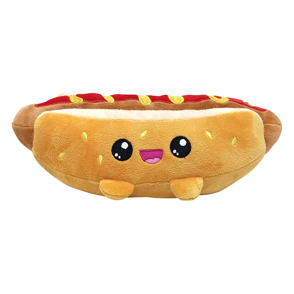 Peluche Yummis Hot Dog 19cm Joy Toy, doudou sous licence officielle
