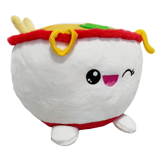 Peluche Yummis Ramen 20 cm Joy Toy, vue de face, douce et colorée