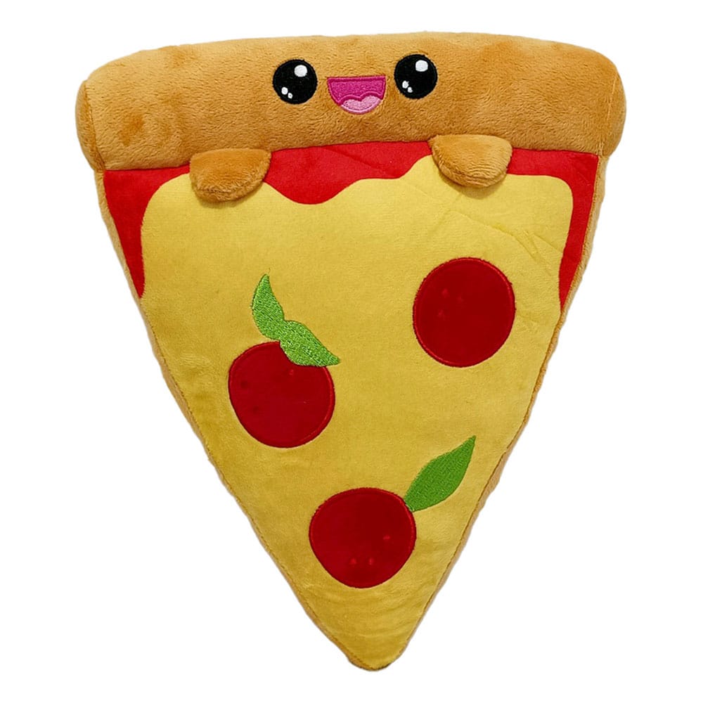 Peluche Yummis Pizza Joy Toy 32 cm, douce et moelleuse, vue de face