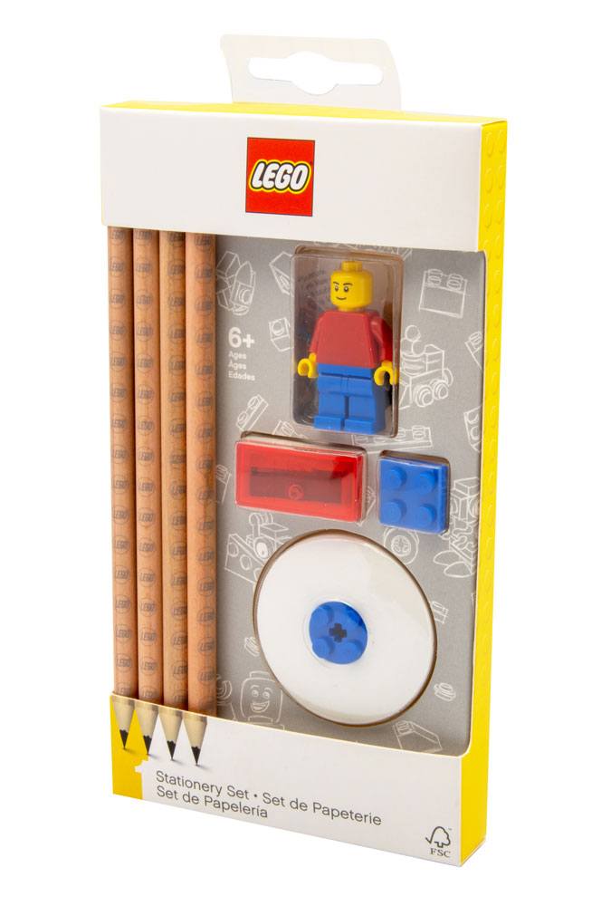 Set de papeterie LEGO Topper Joy Toy avec figure et fournitures