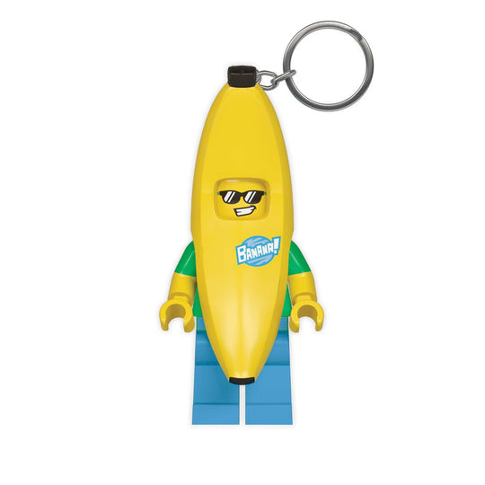 Porte-clés LEGO Classic Banane lumineux de 8 cm avec LEDs allumées, produit Joy Toy