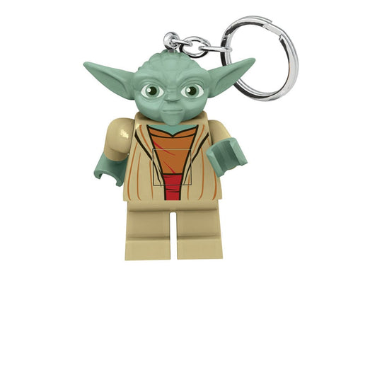 Porte-clés lumineux LEGO Star Wars Yoda 8cm avec LEDs allumées