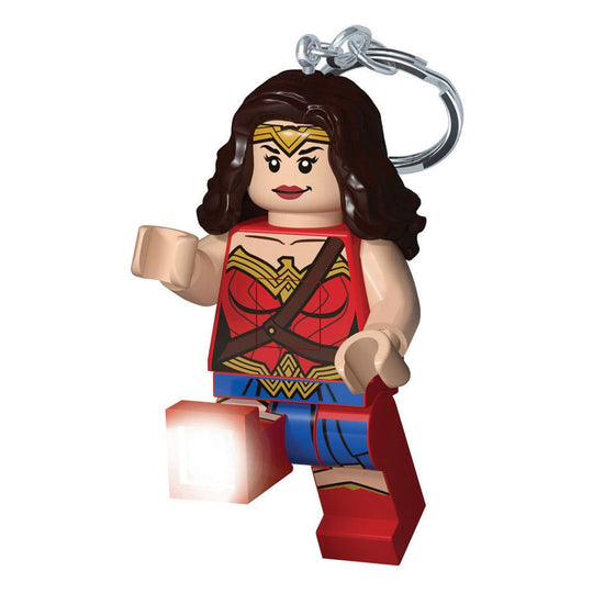 Porte-clés LEGO DC Comics Wonder Woman lumineux 8 cm avec LED et piles incluses par Joy Toy