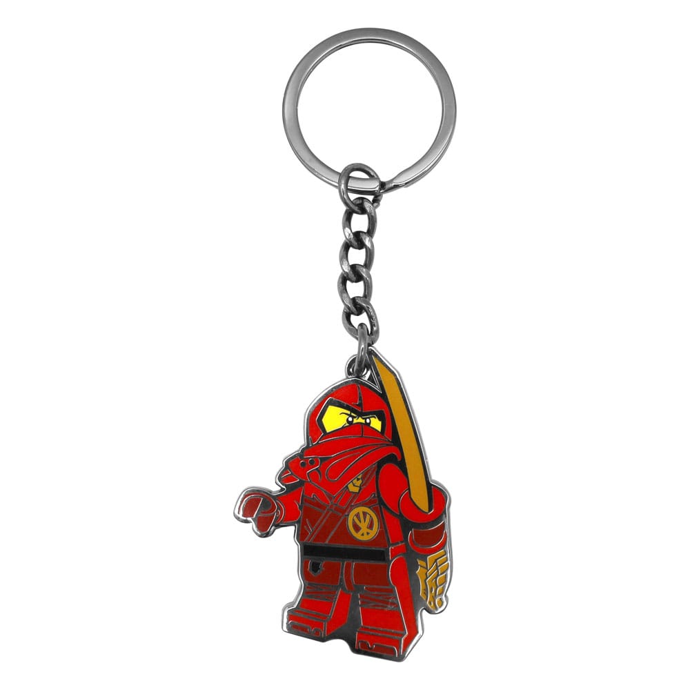 Porte-clés métal LEGO Ninjago Legacy Kai officiel Joy Toy, vue détaillée