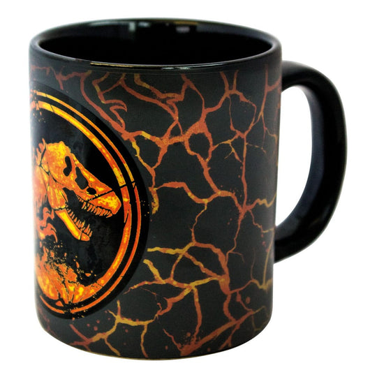 Mug Jurassic World T-Rex avant effet thermique, vue de face
