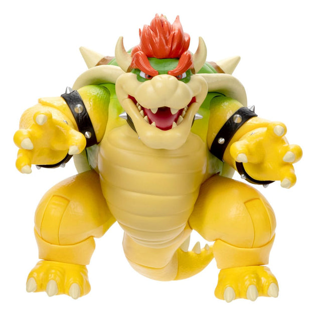 Figurine Bowser Super Mario Bros. le film Jakks Pacific 18 cm en pose dynamique