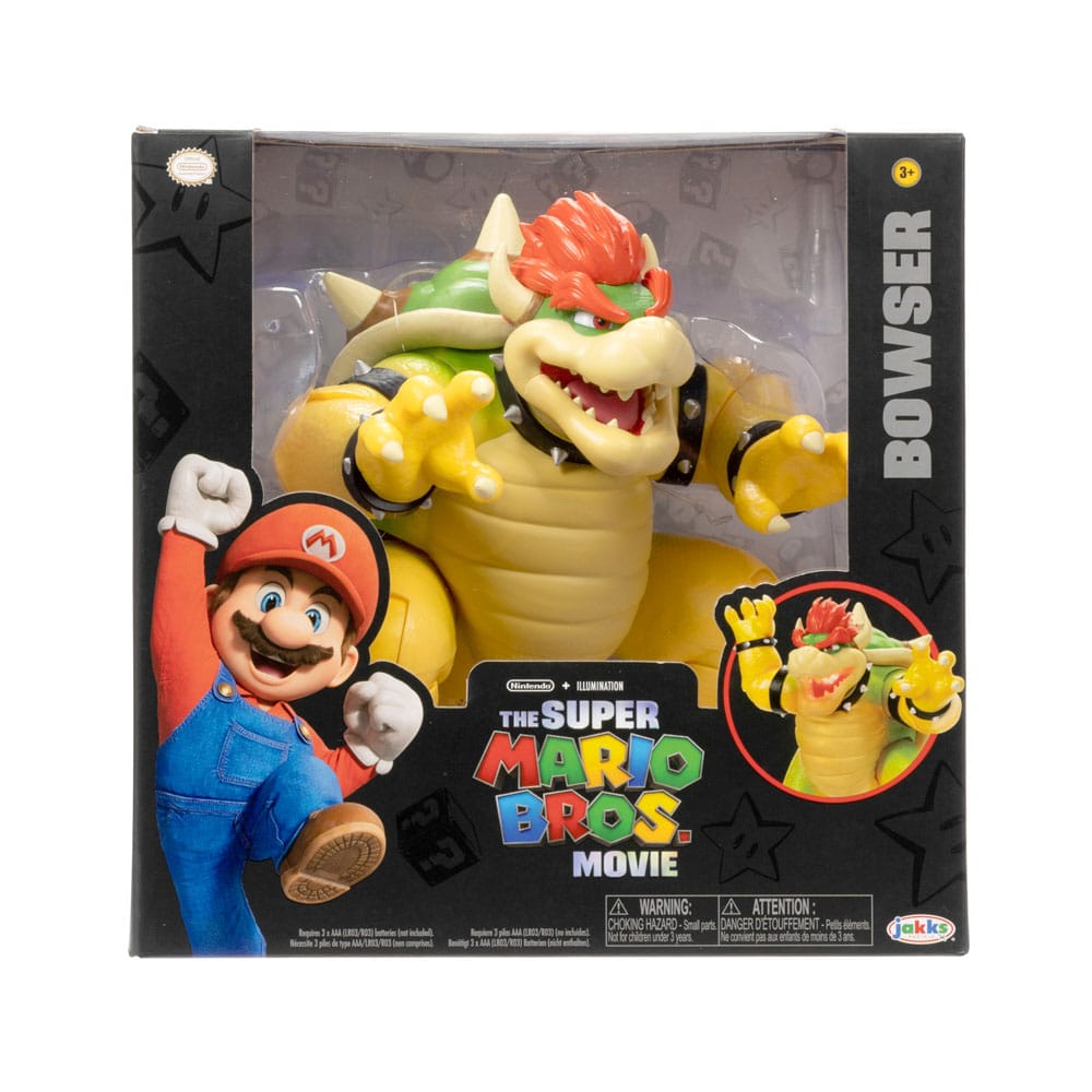 Figurine Bowser articulée avec accessoires inclus