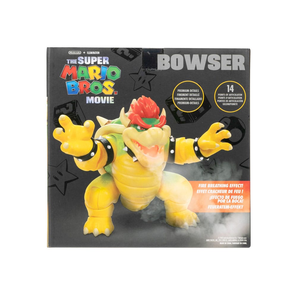 Packaging blister de la figurine Bowser Jakks Pacific 18 cm