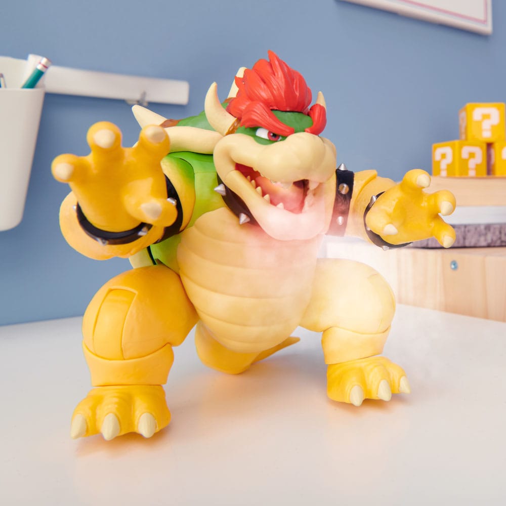 Figurine Bowser 18 cm posée sur un socle