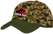 Casquette hip hop Jurassic Park Camo officielle, vue de face