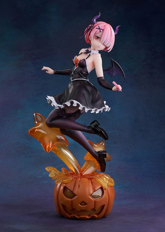 Statuette Ram Re:ZERO Phantom Night Wizard Ver. détail visage