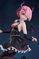 Statuette Ram Re:ZERO Phantom Night Wizard Ver. sur socle