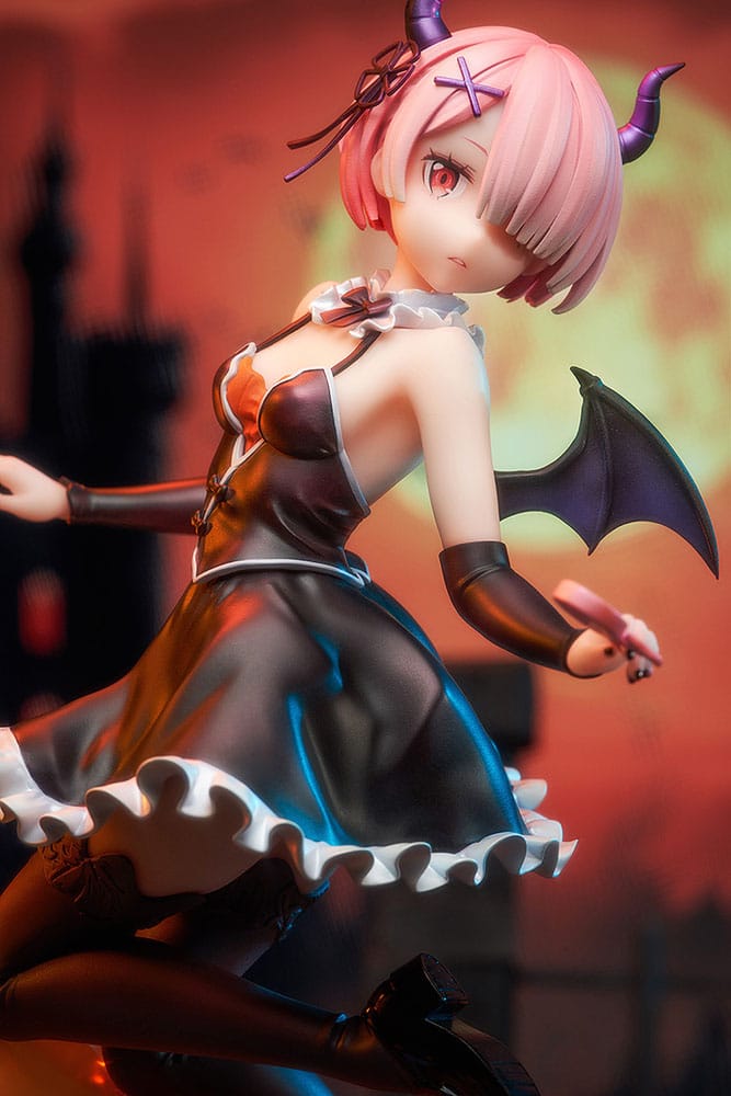 Statuette Ram Re:ZERO Phantom Night Wizard Ver. avec effet magique