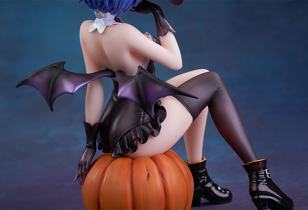 Figurine Rem Re:ZERO 1/7 Kadokawa Phantom Night Wizard Ver. pose dynamique