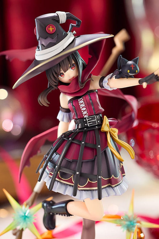 Megumin 10e Anniversaire, vue latérale montrant la fluidité de la pose