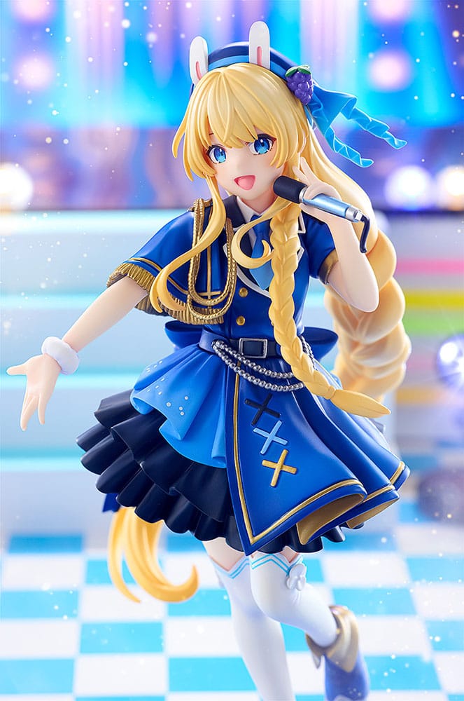 Détail de la robe et des accessoires de la figurine Iris Light Novel Idol Ver. Konosuba.