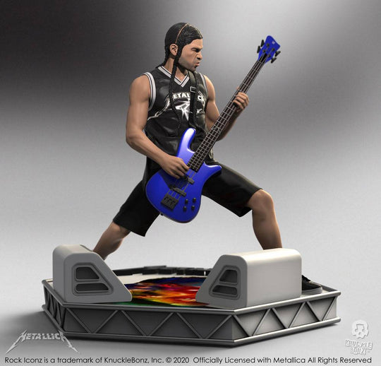 Statuette Robert Trujillo Metallica Knucklebonz vue de face