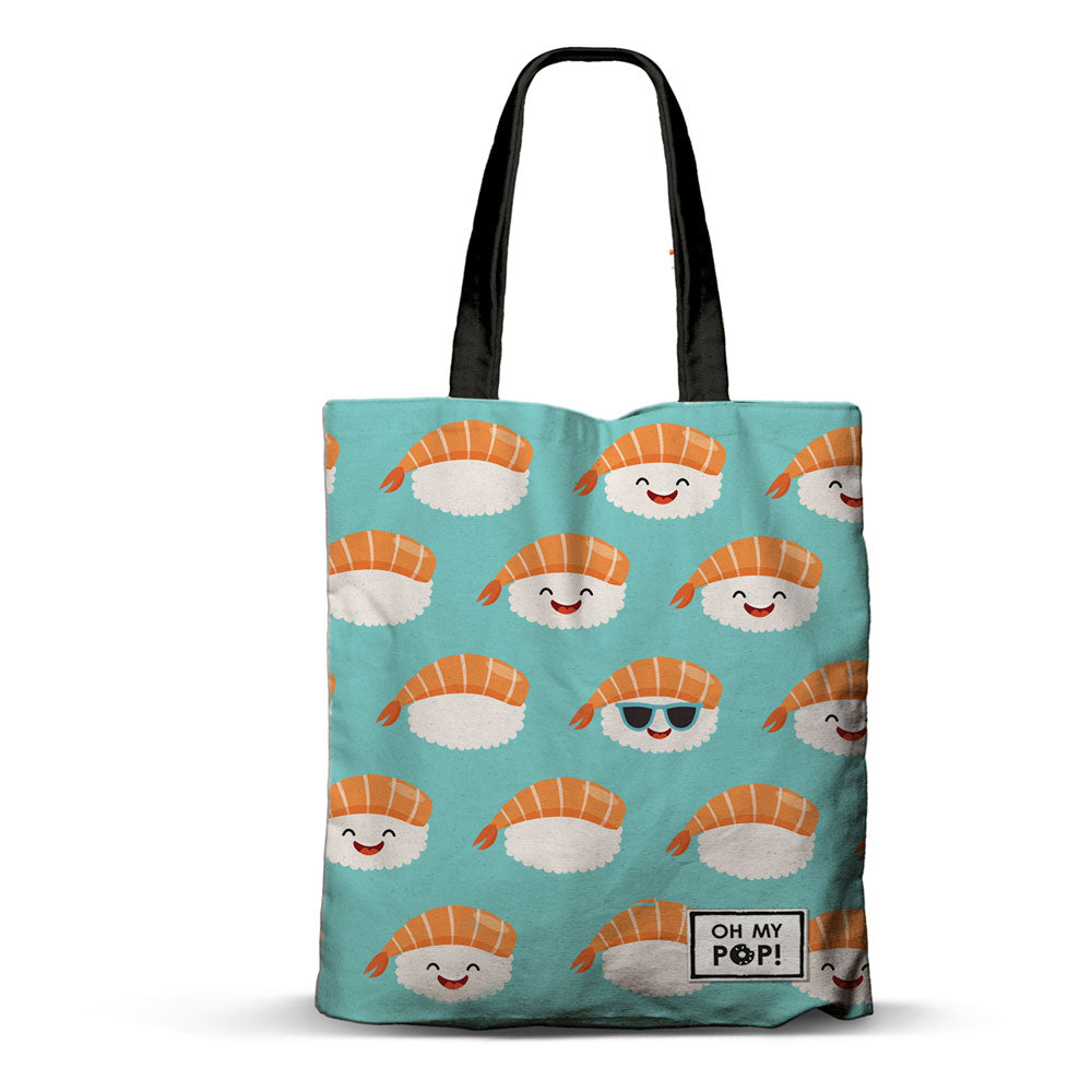 Sac shopping Oh My Pop! Nigiri Karactermania en polyester, motif sushi