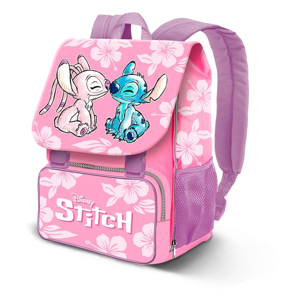 Sac à dos Lilo & Stitch Angel & Stitch officiel Karactermania en polyester de haute qualité