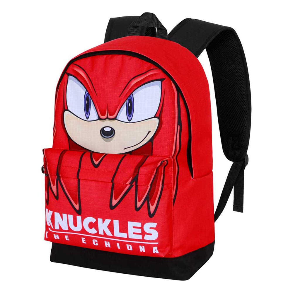 Sac à dos Sonic The Hedgehog Knuckles Sight 2.2 officiel Karactermania, vue de face