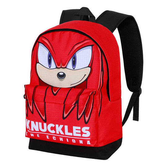 Sac à dos Sonic The Hedgehog Knuckles Sight 2.2 officiel Karactermania, vue de face