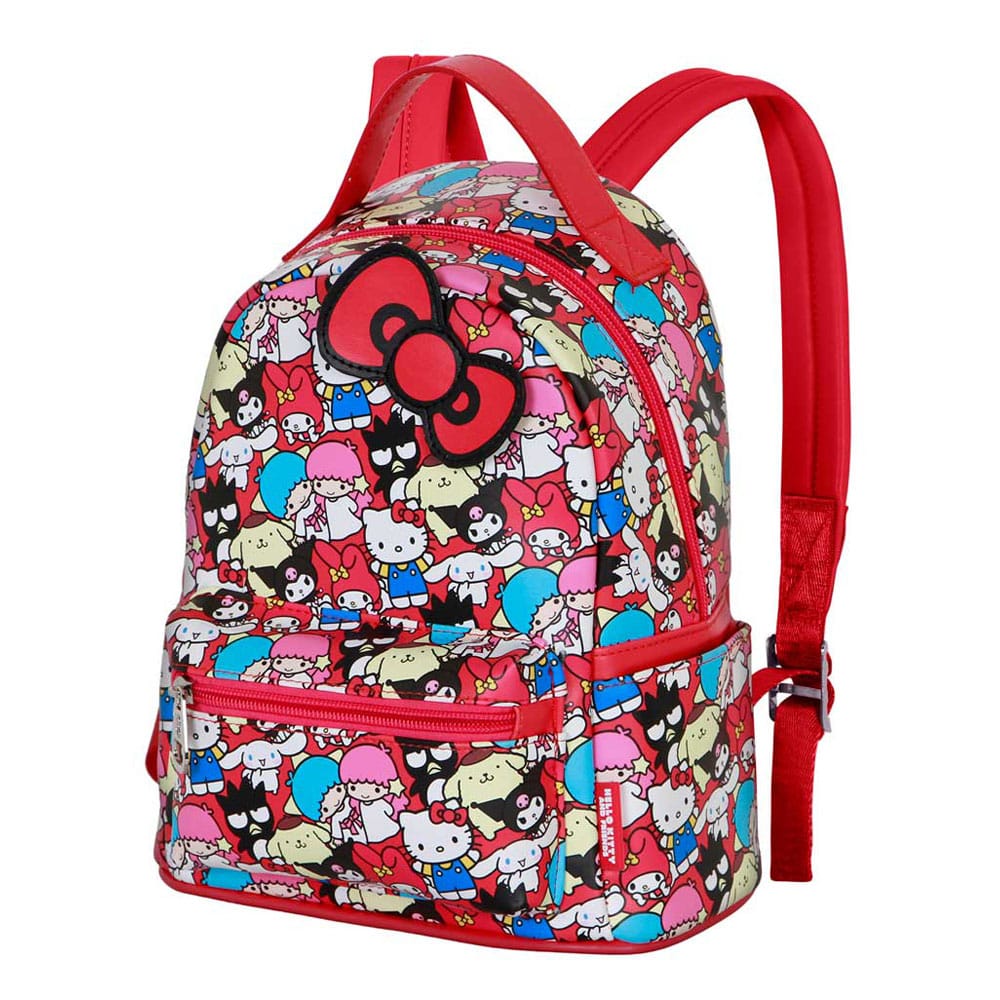 Sac à dos Sanrio Hello Kitty & Friends Small Karactermania, motif personnages, vue de face
