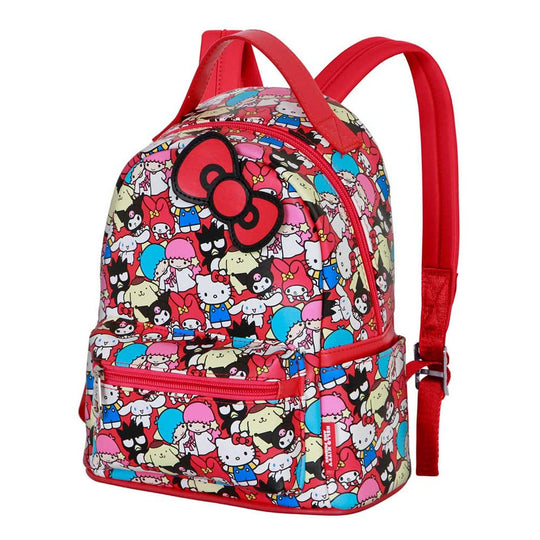 Sac à dos Sanrio Hello Kitty & Friends Small Karactermania, motif personnages, vue de face