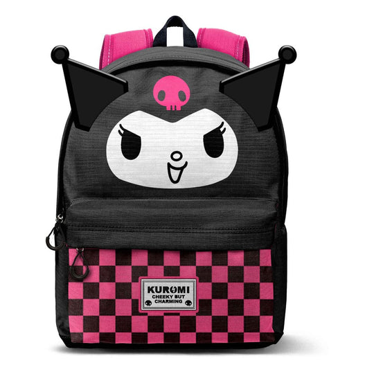 Sac à dos Kuromi Chess 2.2 Black Sanrio Karactermania licence officielle