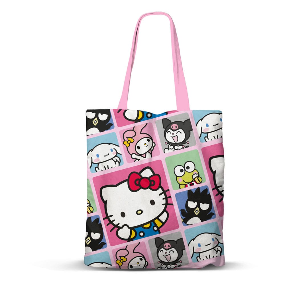 Sac shopping Hello Kitty Panels Karactermania avec motif Hello Kitty coloré et stylisé