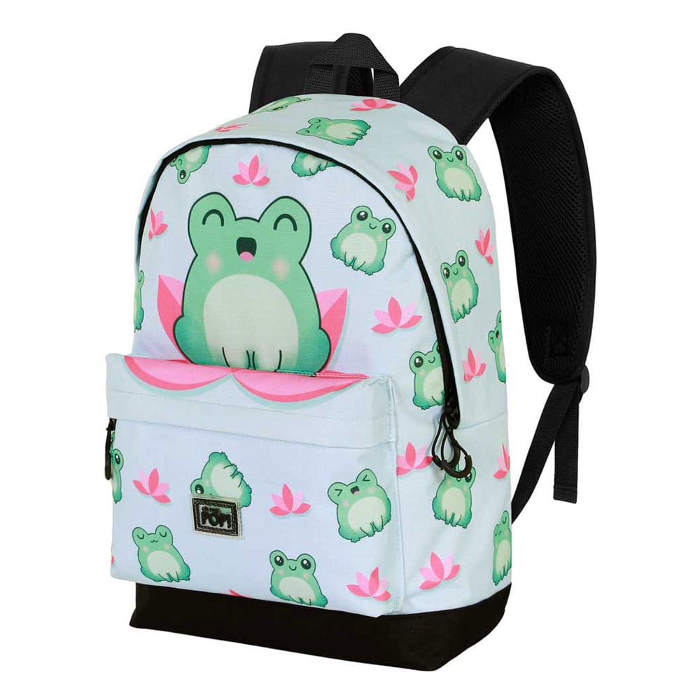 Sac à dos Oh My Pop! Fan HS Froggy 2.2 Karactermania, design grenouille, vue de face, idéal pour l'école et les loisirs