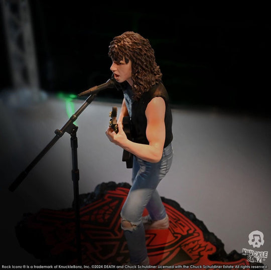 Statuette Death Metal Chuck Schuldiner II, produit officiel Knucklebonz