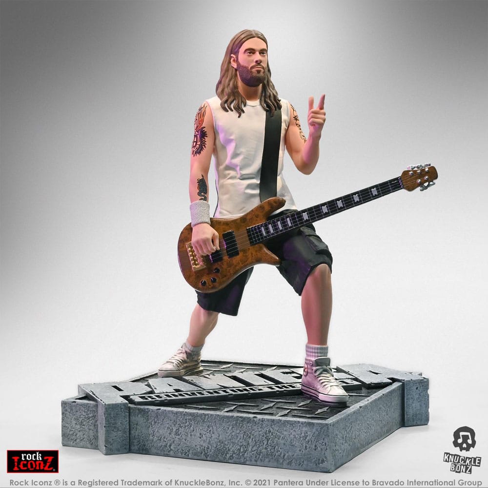 Statuette Pantera Rex Brown Rock Iconz Knucklebonz Reinventing the Steel 22cm