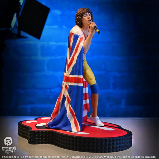 Packaging de la statuette Mick Jagger Rolling Stones Knucklebonz
