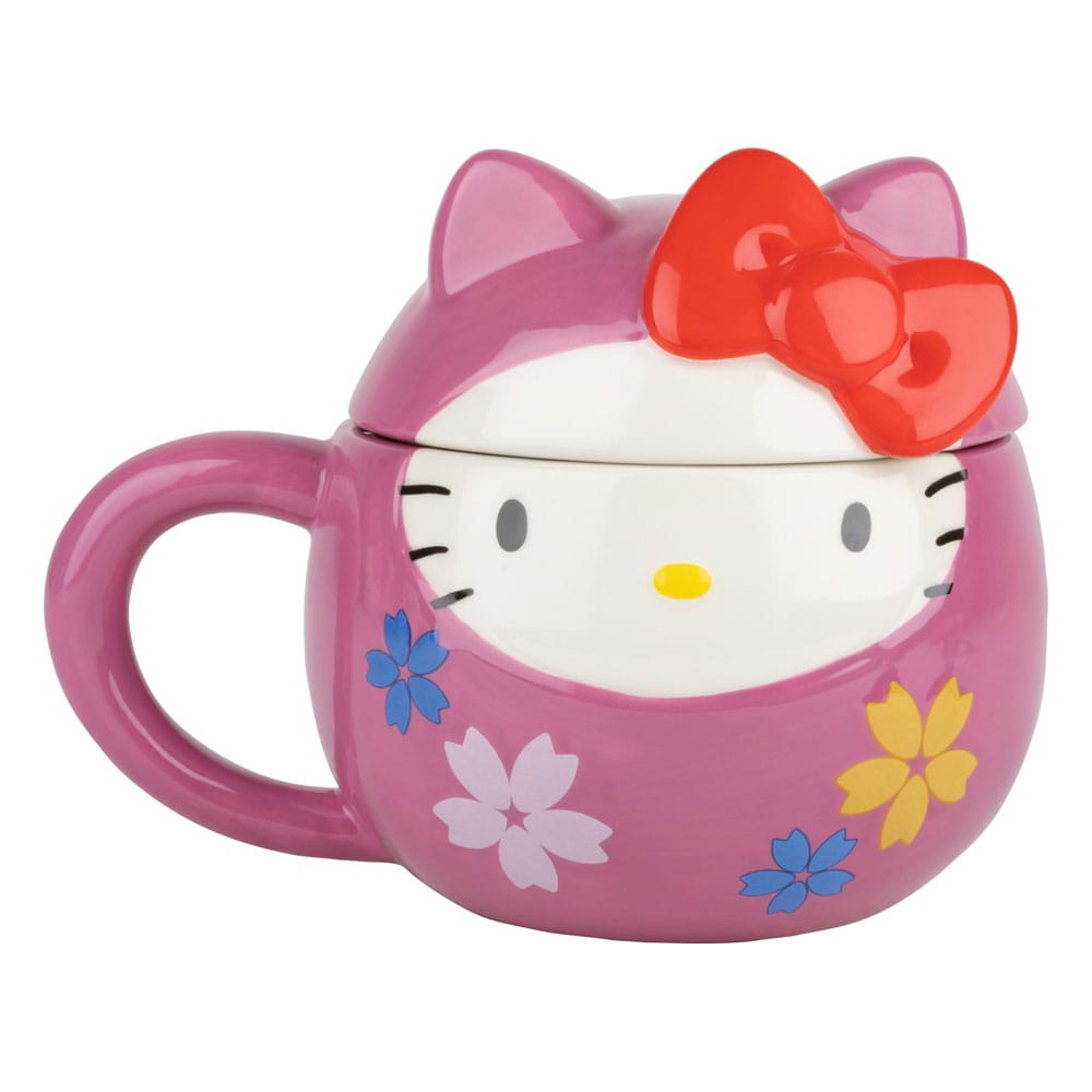 Mug 3D Hello Kitty Daruma Sanrio Konix - Vue de face