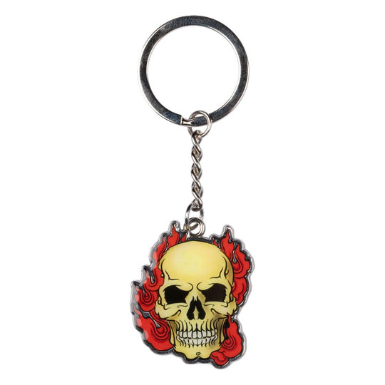 Porte-clés Alchemy Skull Konix en métal détaillé