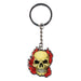 Porte-clés Alchemy Skull Konix en métal détaillé