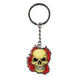 Porte-clés Alchemy Skull Konix en métal détaillé