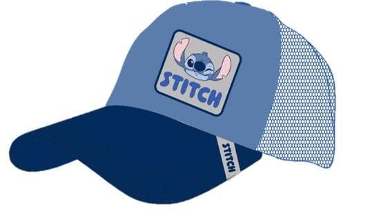 Casquette baseball Lilo et Stitch Fashion Stitch Konix en coton bleu, taille réglable, vue de face