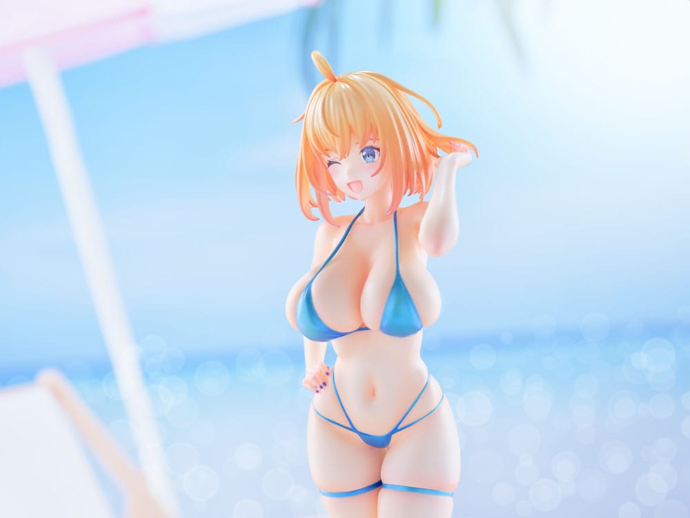 Comparaison de taille de la statuette Sakura Sophia F. Shirring Bikini
